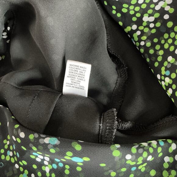 Long Fairy Dress 18W Black with Polka Dots Flutter Sleeves Ethereal Whimsigoth - Picture 9 of 11